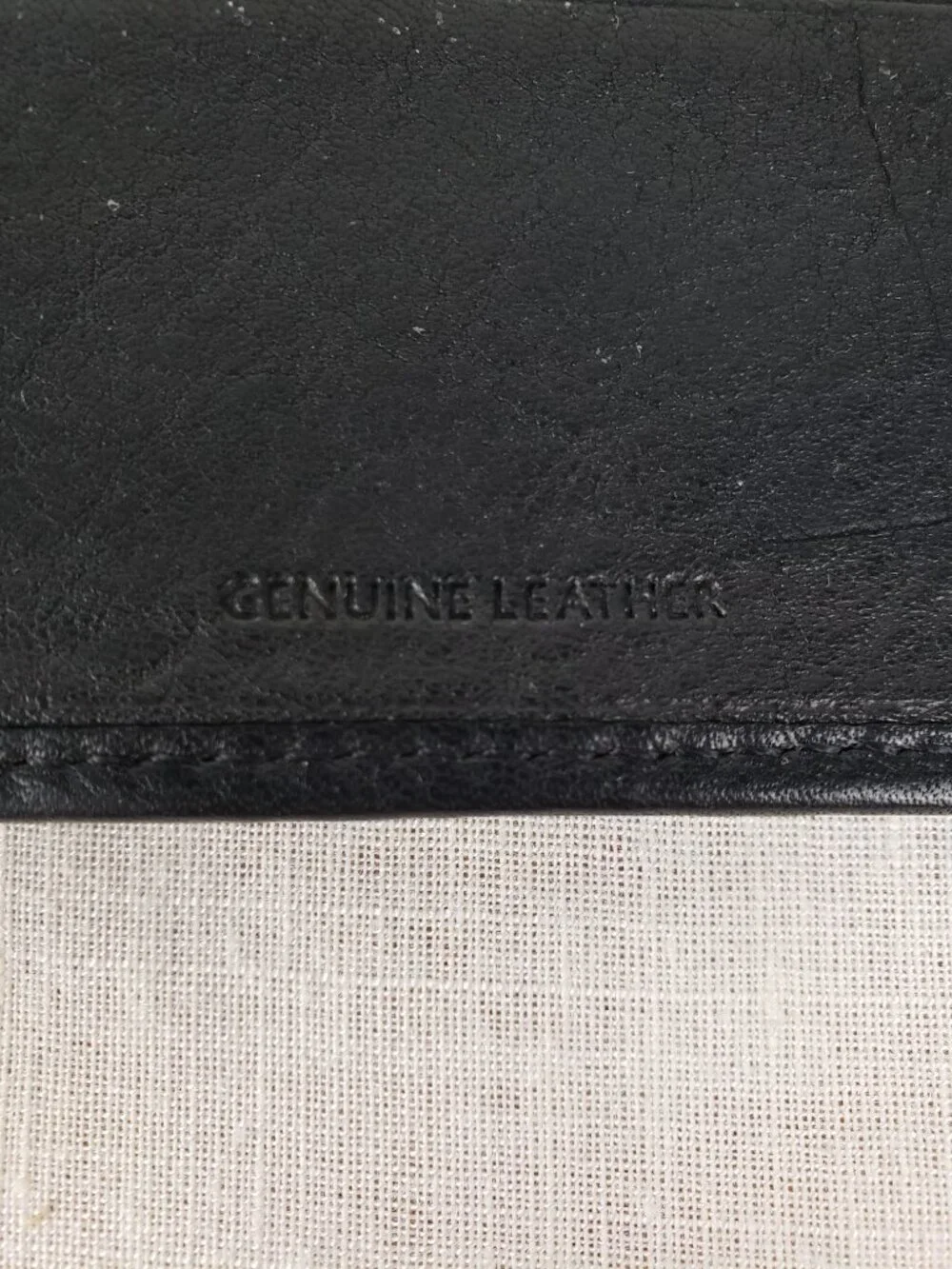 Remington Genuine Leather 12 Gauge Bifold Wallet Black Brown 3.5x4.5